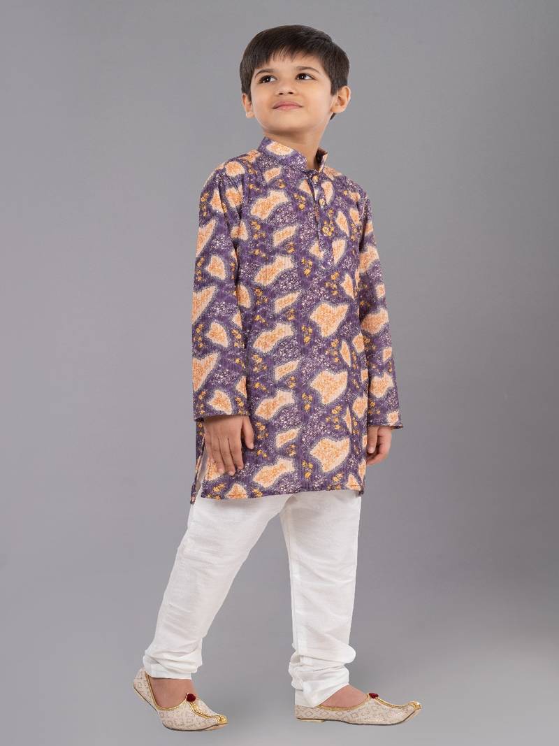 Mono Fabric-Polystar Boy's Kurta Pyjama