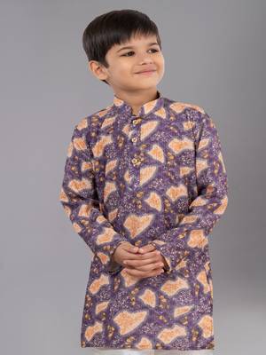 Mono Fabric-Polystar Boy's Kurta Pyjama 5