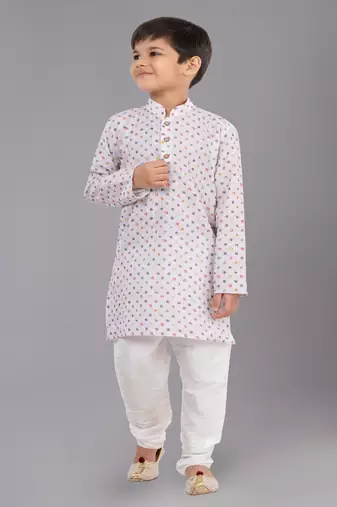 Mono Fabric-Polystar Boy's Kurta Pyjama