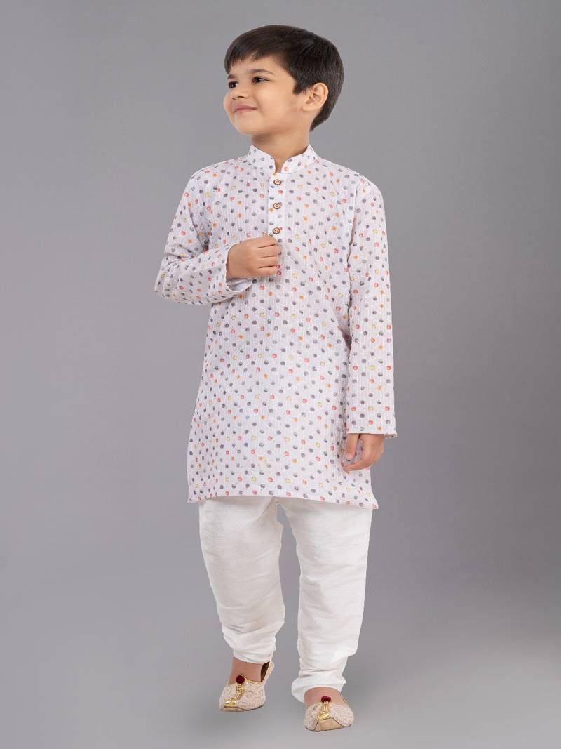 Mono Fabric-Polystar Boy's Kurta Pyjama