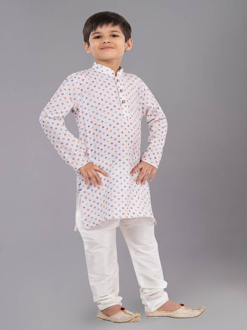 Mono Fabric-Polystar Boy's Kurta Pyjama