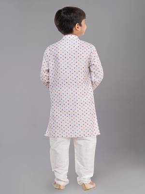 Mono Fabric-Polystar Boy's Kurta Pyjama 4