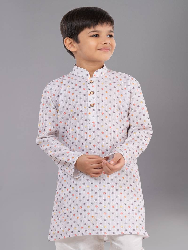 Mono Fabric-Polystar Boy's Kurta Pyjama