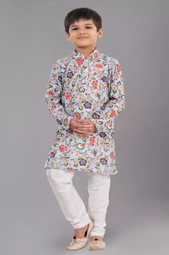 Mono Fabric-Polystar Boy's Kurta Pyjama