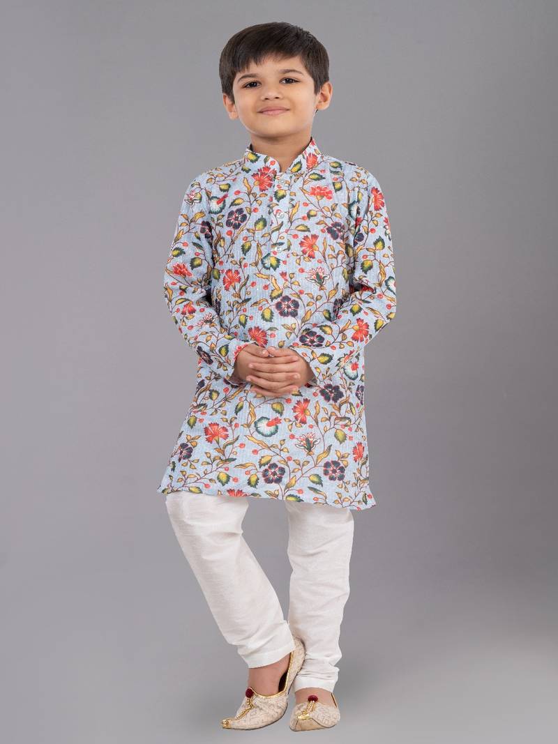 Mono Fabric-Polystar Boy's Kurta Pyjama