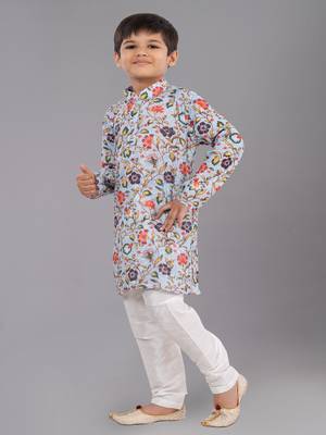 Mono Fabric-Polystar Boy's Kurta Pyjama 3