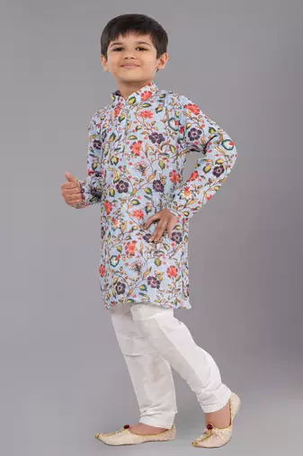 Mono Fabric-Polystar Boy's Kurta Pyjama