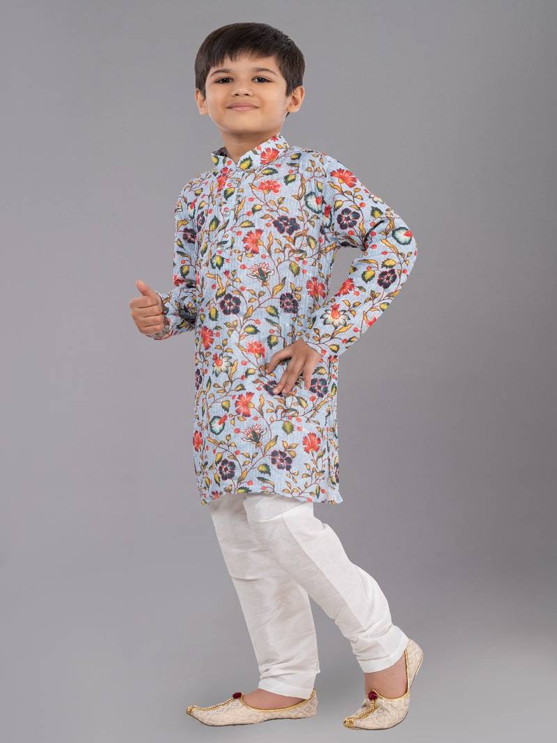 Mono Fabric-Polystar Boy's Kurta Pyjama