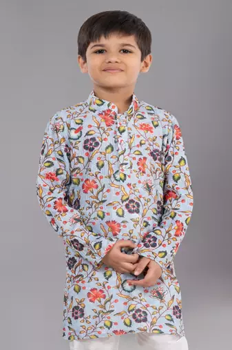 Mono Fabric-Polystar Boy's Kurta Pyjama