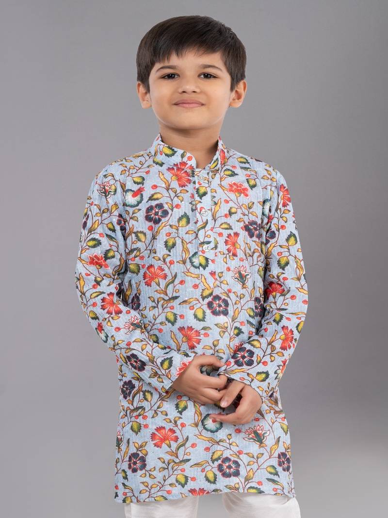 Mono Fabric-Polystar Boy's Kurta Pyjama