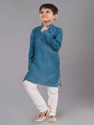 Mono Fabric-Polystar Boy's Kurta Pyjama 1