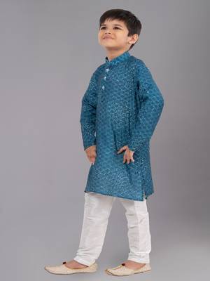 Mono Fabric-Polystar Boy's Kurta Pyjama 2
