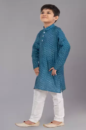 Mono Fabric-Polystar Boy's Kurta Pyjama