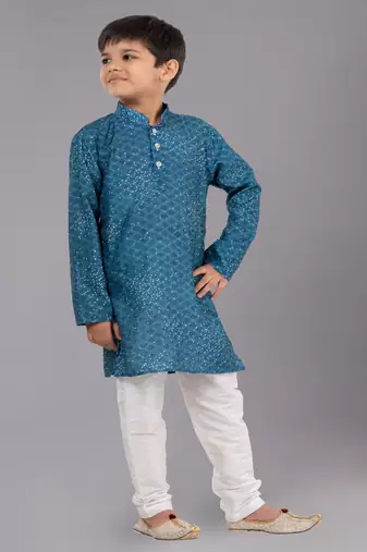 Mono Fabric-Polystar Boy's Kurta Pyjama