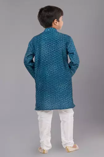 Mono Fabric-Polystar Boy's Kurta Pyjama