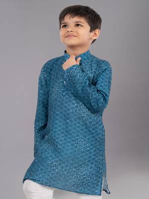 Mono Fabric-Polystar Boy's Kurta Pyjama 5