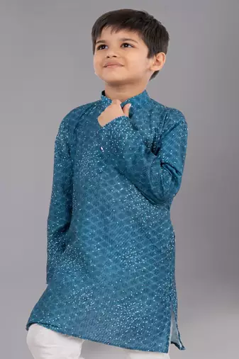 Mono Fabric-Polystar Boy's Kurta Pyjama