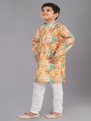 Mono Fabric-Polystar Boy's Kurta Pyjama 2