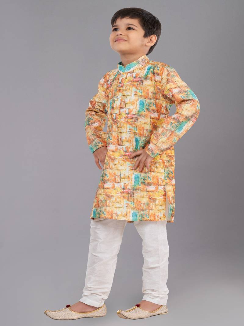 Mono Fabric-Polystar Boy's Kurta Pyjama
