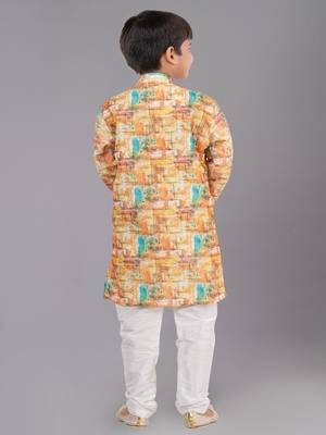 Mono Fabric-Polystar Boy's Kurta Pyjama 4