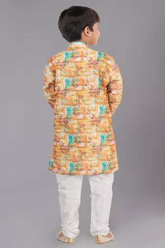 Mono Fabric-Polystar Boy's Kurta Pyjama