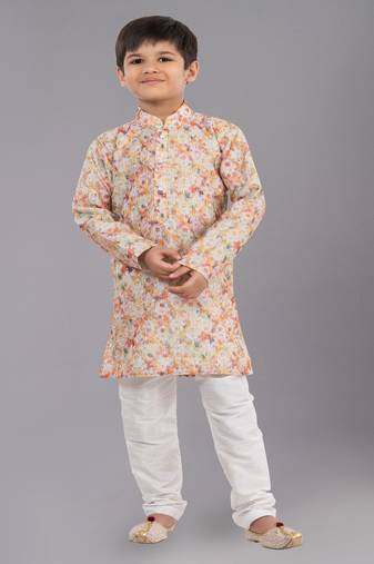 Mono Fabric-Polystar Boy's Kurta Pyjama