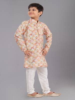Mono Fabric-Polystar Boy's Kurta Pyjama 3