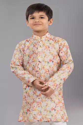 Mono Fabric-Polystar Boy's Kurta Pyjama