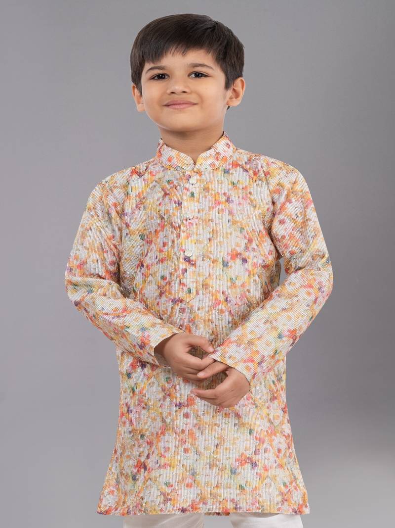 Mono Fabric-Polystar Boy's Kurta Pyjama