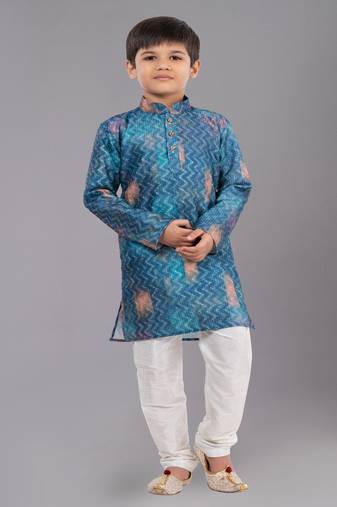 Mono Fabric-Polystar Boy's Kurta Pyjama