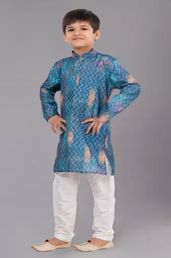 Mono Fabric-Polystar Boy's Kurta Pyjama