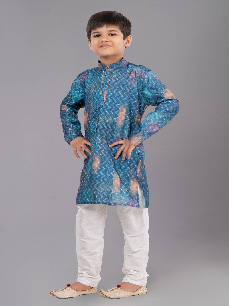 Mono Fabric-Polystar Boy's Kurta Pyjama