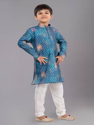Mono Fabric-Polystar Boy's Kurta Pyjama 3