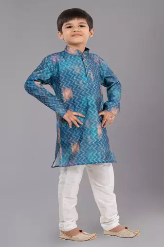 Mono Fabric-Polystar Boy's Kurta Pyjama