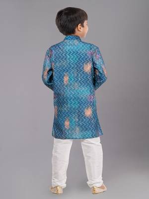 Mono Fabric-Polystar Boy's Kurta Pyjama 4