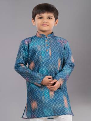 Mono Fabric-Polystar Boy's Kurta Pyjama 5