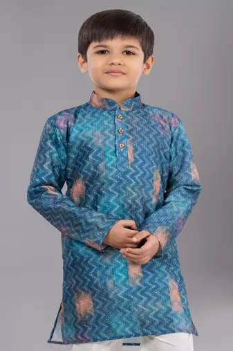 Mono Fabric-Polystar Boy's Kurta Pyjama