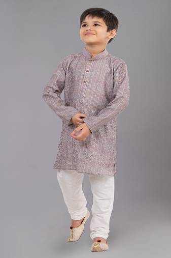 Mono Fabric-Polystar Boy's Kurta Pyjama