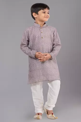 Mono Fabric-Polystar Boy's Kurta Pyjama