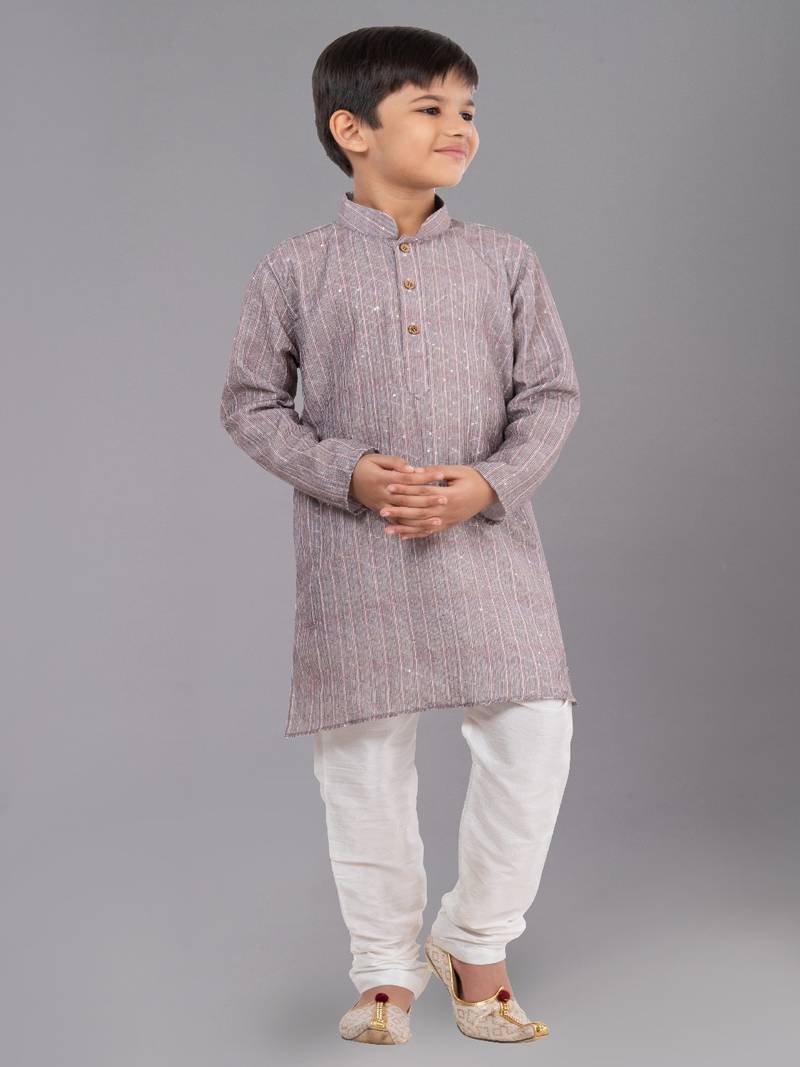 Mono Fabric-Polystar Boy's Kurta Pyjama