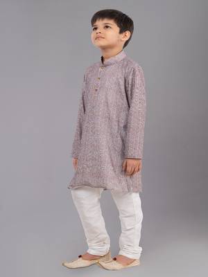 Mono Fabric-Polystar Boy's Kurta Pyjama 3