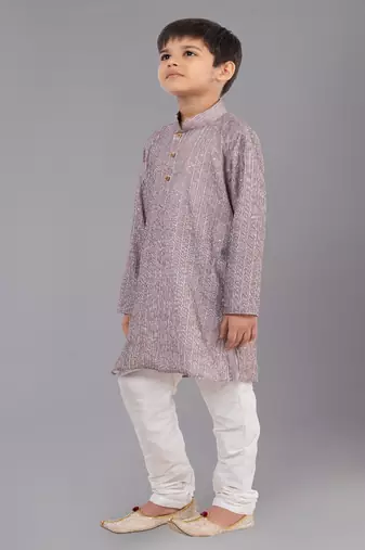 Mono Fabric-Polystar Boy's Kurta Pyjama