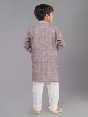 Mono Fabric-Polystar Boy's Kurta Pyjama 4