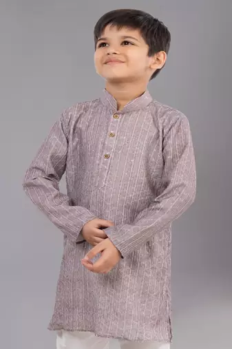 Mono Fabric-Polystar Boy's Kurta Pyjama
