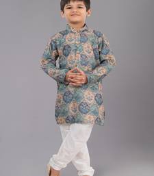 Mono Fabric-Polystar Boy's Kurta Pyjama