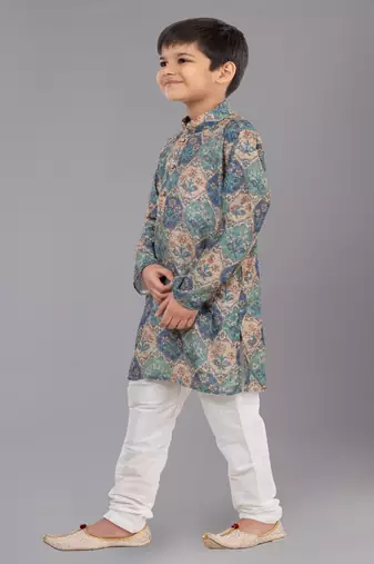 Mono Fabric-Polystar Boy's Kurta Pyjama