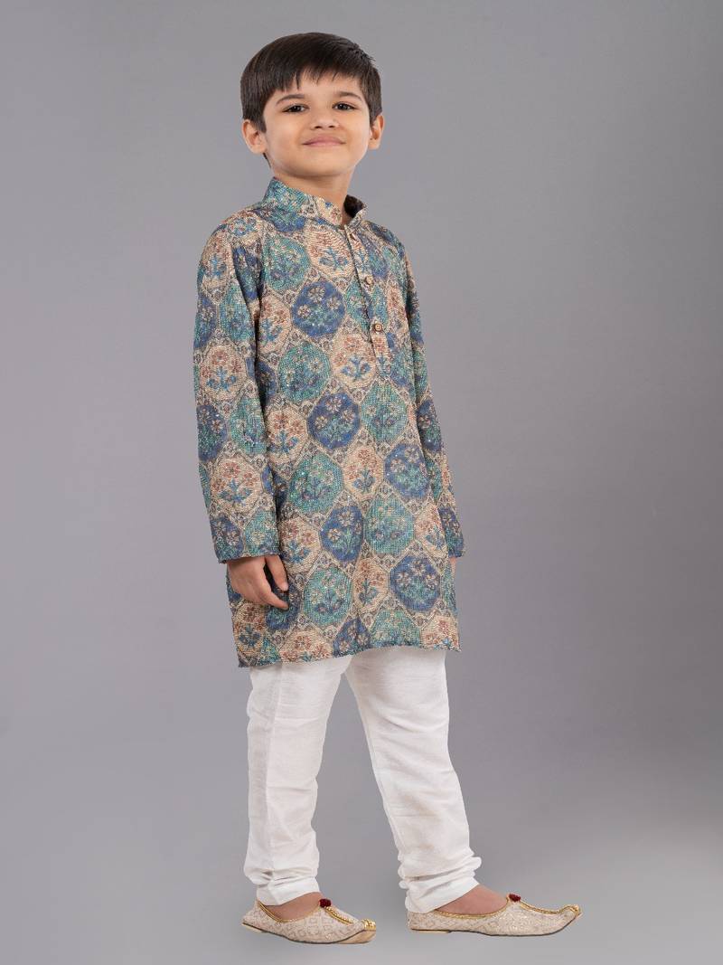 Mono Fabric-Polystar Boy's Kurta Pyjama