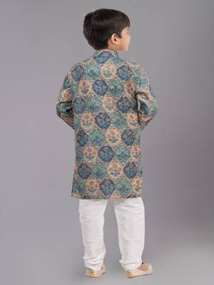 Mono Fabric-Polystar Boy's Kurta Pyjama 4