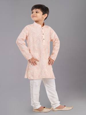 Mono Fabric-Polystar Boy's Kurta Pyjama 3