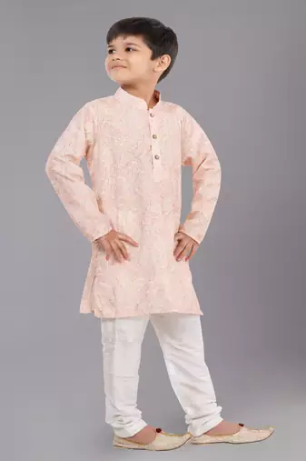 Mono Fabric-Polystar Boy's Kurta Pyjama